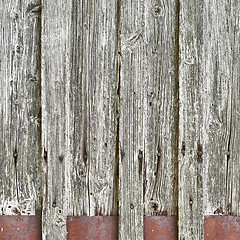 Image showing plank wall background