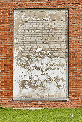 Image showing weathered brick wall background