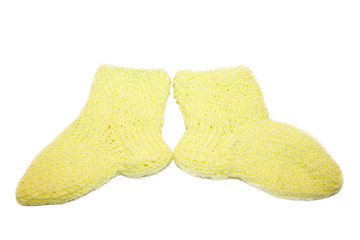 Image showing Baby-Socks - yellow