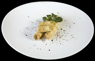 Image showing Cigar Shaped Potato Rolls