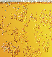 Image showing Beer bubbles