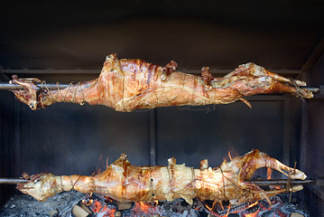 Image showing Spit Roasted Lamb