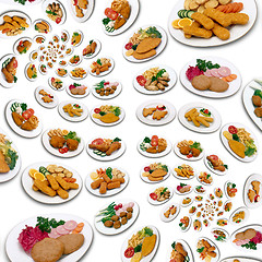 Image showing Plenty meals