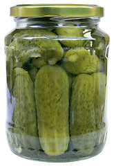 Image showing Pickles in the Jar Cutout