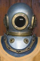 Image showing Vintage Diving Helmet
