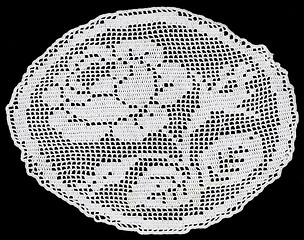 Image showing Oval lace