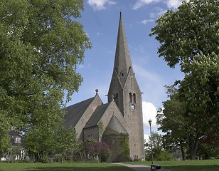 Image showing Stone churce