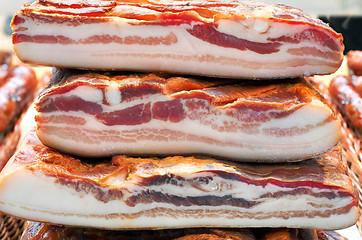 Image showing Bacon stack