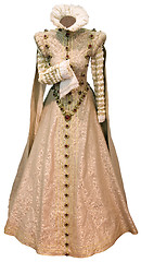 Image showing Renaissance Woman Dress Cutout