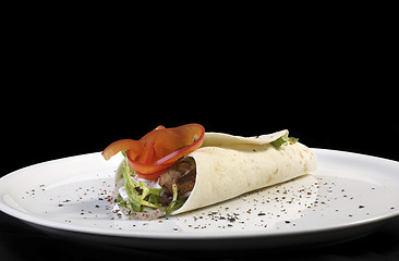 Image showing Kebab Tortilla