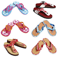 Image showing Flip flops