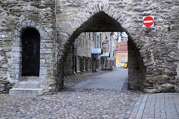 Image showing In the Old Town of Tallinn