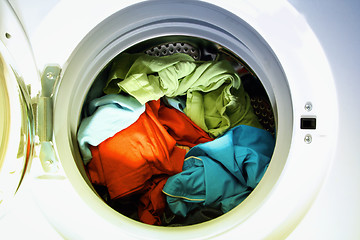 Image showing Clothes in laundry