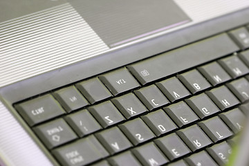 Image showing Modern and stylish laptop. 