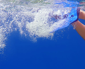 Image showing Swimming with Fins