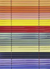 Image showing Colorful Blinds