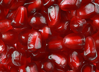 Image showing Pomegranate Seeds Background