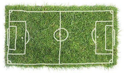 Image showing Doodle Soccer Field
