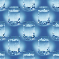 Image showing Water Glass Seamles