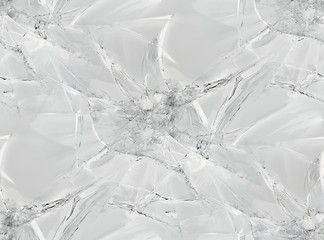 Image showing Cracked Glass Pattern