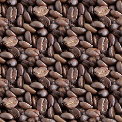 Image showing Coffee Beans Tilling Texture