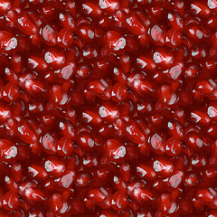 Image showing Pomegranate Seeds Seamless Background