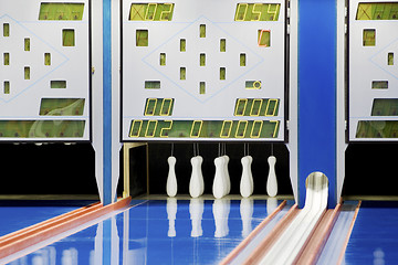 Image showing Bowling alley