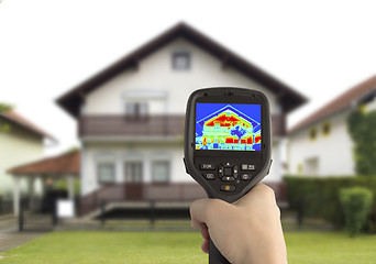 Image showing Thermal Image of the House