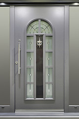 Image showing Metallic Massive Door