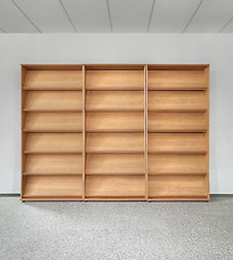 Image showing Empty Bookshelf