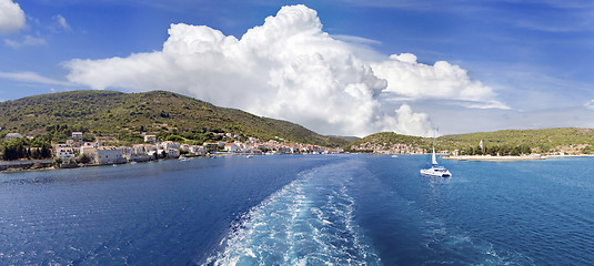 Image showing Vis town panorama