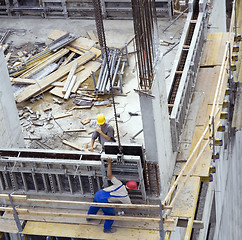 Image showing Construction workers