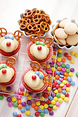 Image showing  reindeer cupcakes