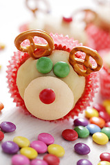 Image showing  reindeer cupcakes