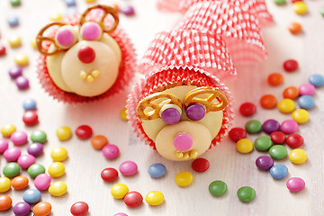 Image showing  reindeer cupcakes