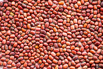 Image showing Red beans pattern as background