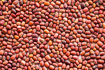 Image showing Red beans pattern as background