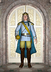 Image showing Prince in Fairytale Palace