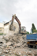 Image showing Demolishing