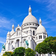 Image showing Sacre Coeur in Paris