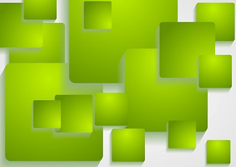 Image showing Abstract squares vector background