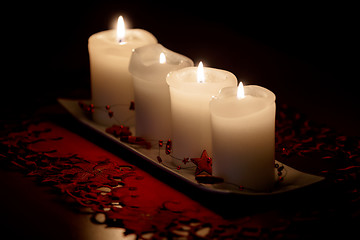 Image showing Burning candles