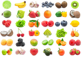 Image showing Fruits and Vegetables