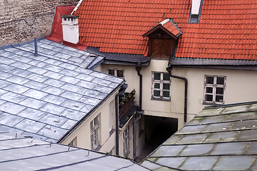Image showing Roofs and Courtyard