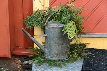 Image showing old watering can