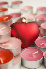 Image showing Candles of love
