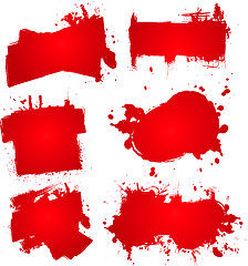 Image showing blood ink splat