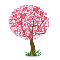 Image showing heart tree