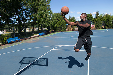 Image showing Basketball Layup