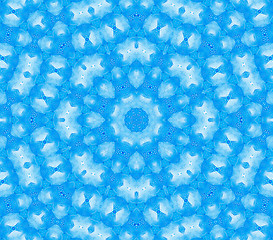 Image showing Blue abstract natural pattern